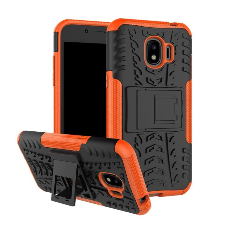 Защитный чехол UniCase Hybrid X для Samsung Galaxy J2 2018 (J250) - Orange: фото 1 из 3