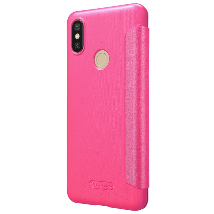 Чехол-книжка NILLKIN Sparkle Series для Xiaomi Mi 6X / Mi A2 - Magenta: фото 5 из 16