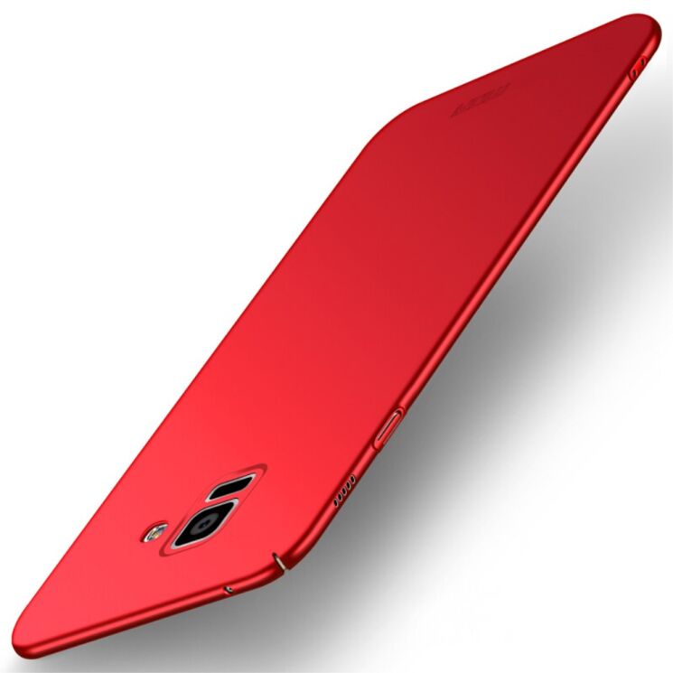 Пластиковий чохол MOFI Slim Shield для Samsung Galaxy A8 2018 (A530) - Red (174346R) Пластиковий чохол MOFI Slim Shield для Samsung Galaxy A8 2018 (A530) - Red: фото 1 з 6