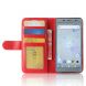 Чехол-книжка Deexe Wallet Style для Sony Xperia XZ2 Compact - Red (179405R). Фото 6 из 9