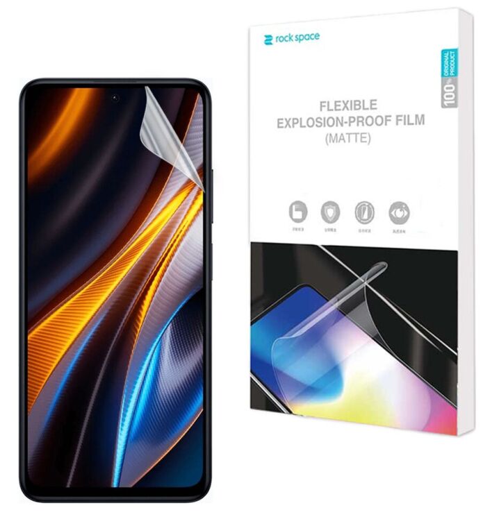 Антиблікова плівка на екран RockSpace Explosion-Proof Matte для Xiaomi Poco X4 GT: фото 1 з 8