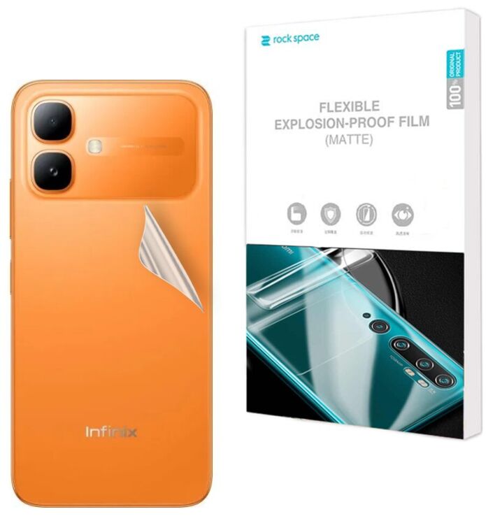 Антибликовая пленка на заднюю панель RockSpace Matte для Infinix Smart 20: фото 1 из 9