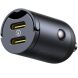 Автомобильное зарядное устройство Baseus Tiny Star Mini 30W (2Type-C) C00035001121-03 - Black (923302B). Фото 2 из 26