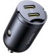 Автомобильное зарядное устройство Baseus Tiny Star Mini 30W (2Type-C) C00035001121-03 - Black (923302B). Фото 1 из 26