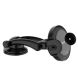 Автомобильный держатель Hoco CA35 с функцией беспроводной зарядки - Black (981474B). Фото 4 из 7
