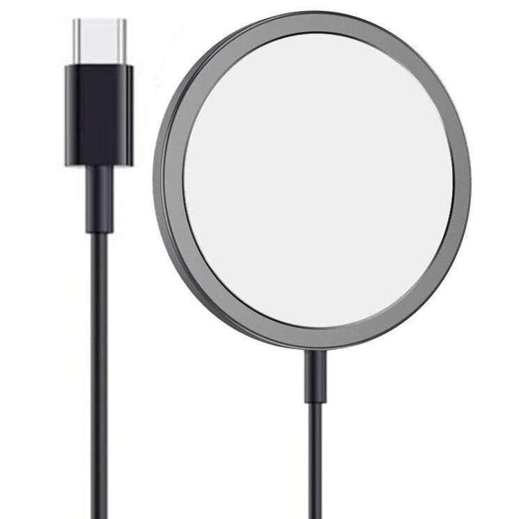 Беспроводное зарядное устройство Hoco CW30 Pro (15W) - Metal Gray: фото 1 из 17