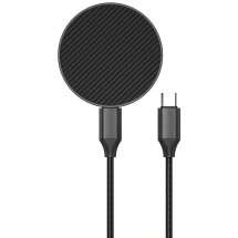 Беспроводное зарядное устройство WIWU Wi-W034 ARAMID (15W) - Black: фото 1 из 5