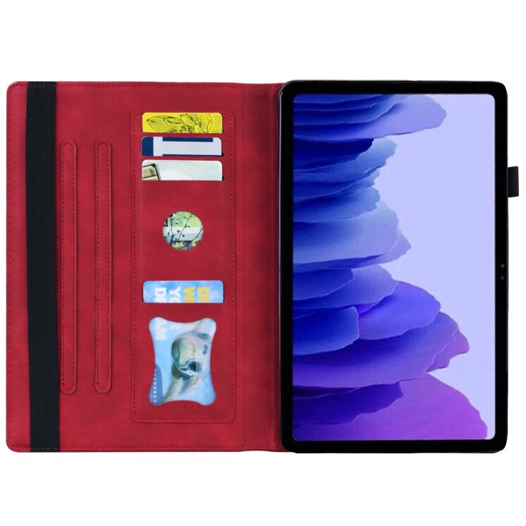 Чехол Deexe Business Style для Samsung Galaxy Tab S9 FE / Tab S10 Lite / Tab S10 FE - Red (338937R) Чехол Deexe Business Style для Samsung Galaxy Tab S9 FE / Tab S10 Lite / Tab S10 FE - Red: фото 2 из 13