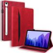 Чехол Deexe Business Style для Samsung Galaxy Tab S9 FE / Tab S10 Lite / Tab S10 FE - Red (338937R)