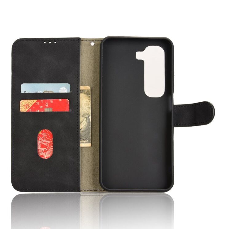 Чехол Deexe Classic Wallet для Infinix Hot 50 - Black: фото 5 из 7