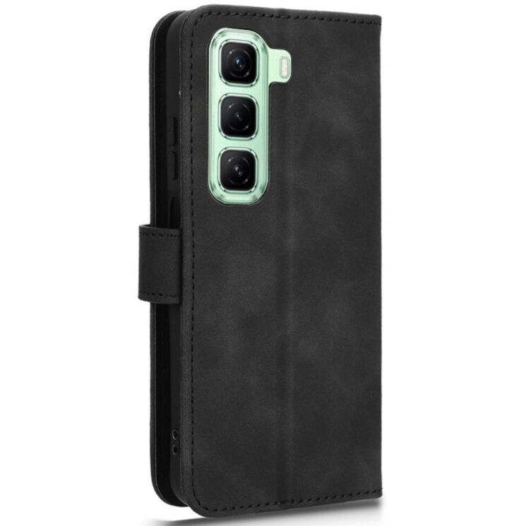 Чехол Deexe Classic Wallet для Infinix Hot 50 - Black: фото 3 из 7