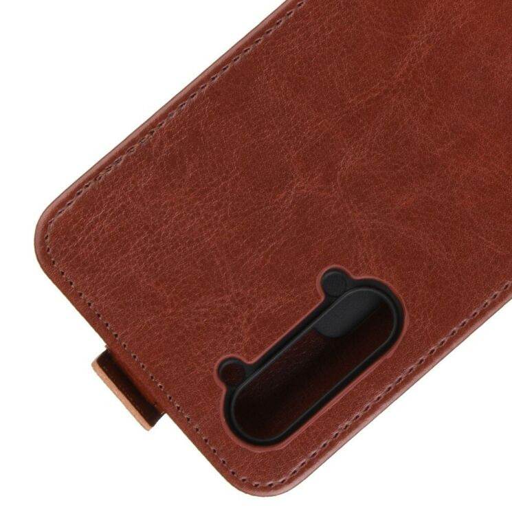 Чехол Deexe Flip Case для OPPO Reno 3 - Brown: фото 3 из 7