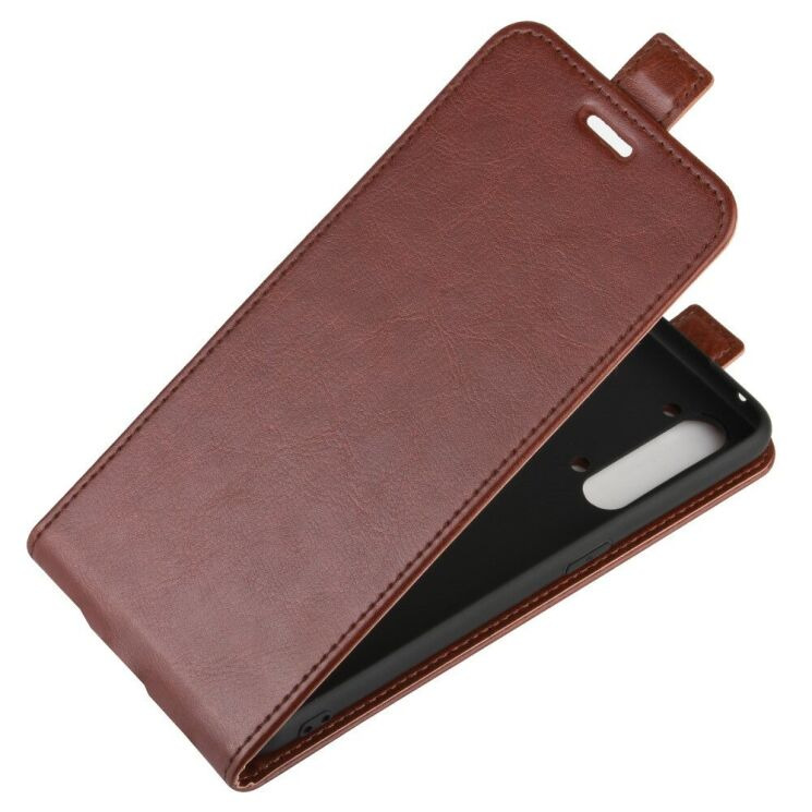 Чехол Deexe Flip Case для OPPO Reno 3 - Brown: фото 4 из 7