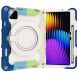Чехол Deexe Grip Kickstand для Xiaomi Pad 7 / 7 Pro - Colorful / Blue (369028CB). Фото 5 из 21
