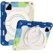 Чехол Deexe Grip Kickstand для Xiaomi Pad 7 / 7 Pro - Colorful / Blue (369028CB)