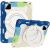 Чехол Deexe Grip Kickstand для Xiaomi Pad 7 / 7 Pro - Colorful / Blue: фото 1 из 21