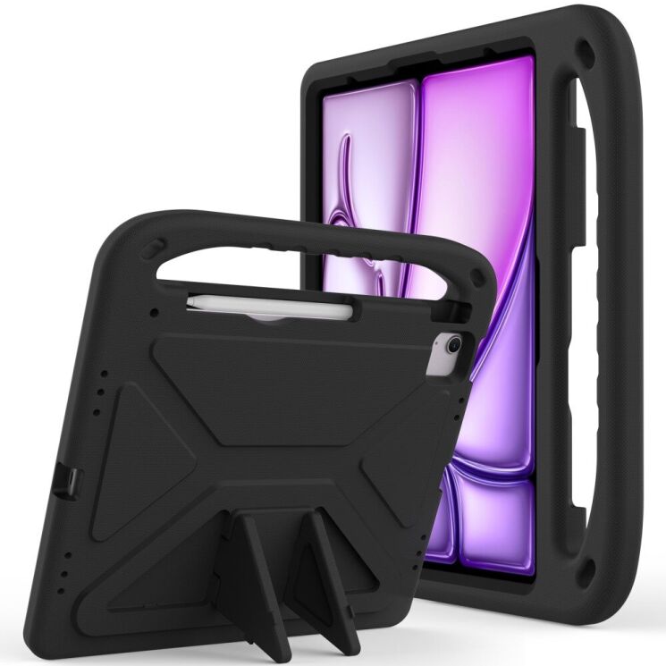 Чехол Deexe KickStand Cover для Apple iPad Pro 13 (2024) / Air 13 (2024) - Black: фото 1 из 7
