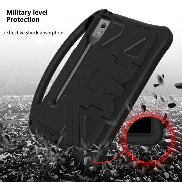 Чехол Deexe KickStand Cover для Lenovo Idea Tab Pro - Red: фото 4 из 7