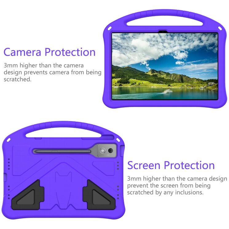 Чехол Deexe KickStand Cover для Lenovo Idea Tab Pro - Red: фото 3 из 7