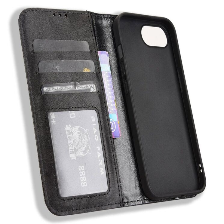 Чехол Deexe Retro Style для Apple iPhone 16e - Black: фото 4 из 7