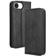 Чехол Deexe Retro Style для Apple iPhone 16e - Black (376451B)
