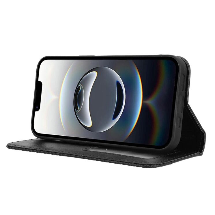 Чехол Deexe Retro Style для Apple iPhone 16e - Black: фото 3 из 7