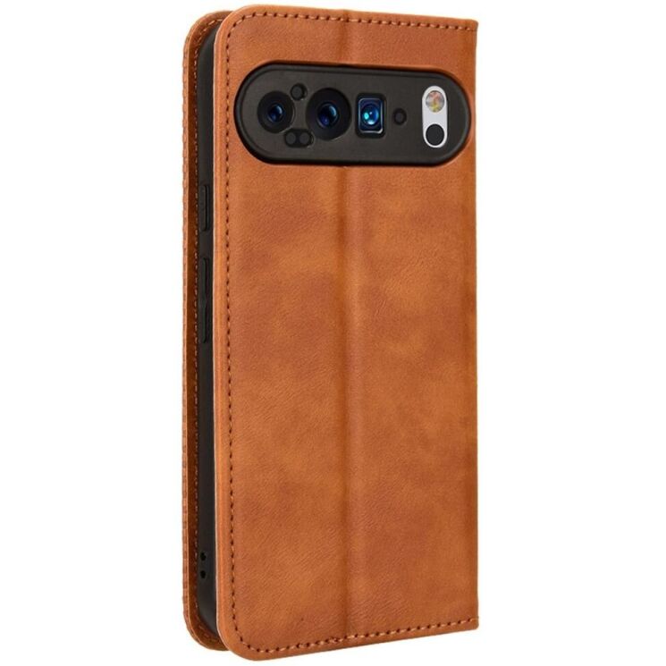 Чехол Deexe Retro Style для Google Pixel 9 Pro - Brown: фото 6 из 7