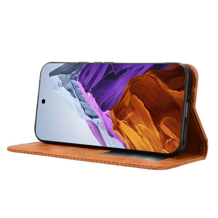 Чехол Deexe Retro Style для Google Pixel 9 Pro - Brown: фото 3 из 7