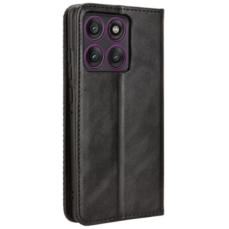 Чохол Deexe Retro Style для Motorola Edge 60 Pro - Black: фото 7 з 19