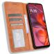 Чехол Deexe Retro Style для Motorola Moto G05 / Moto E15 - Brown (372703Z). Фото 2 из 7