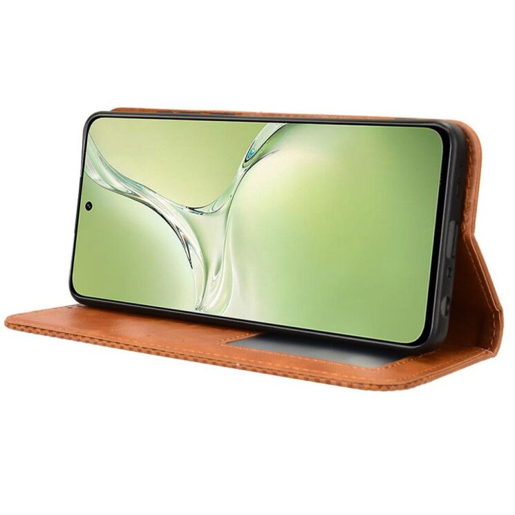 Чехол Deexe Retro Style для OnePlus Nord CE 4 Lite - Brown: фото 3 из 7