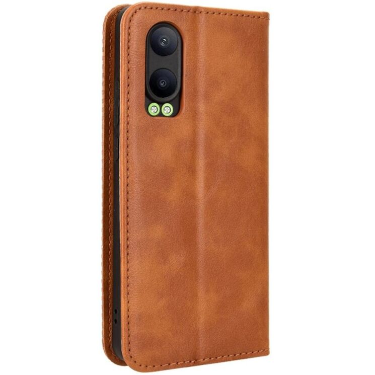Чехол Deexe Retro Style для OnePlus Nord CE 4 Lite - Brown: фото 5 из 7