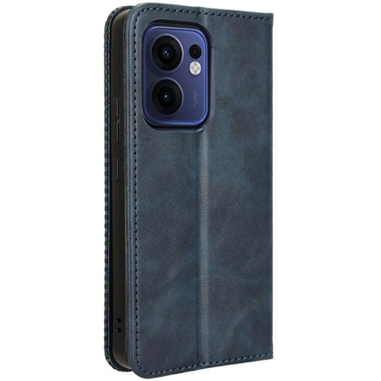 Чохол Deexe Retro Style для OPPO Reno 13 F/FS 5G - Blue: фото 6 з 7