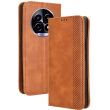 Чехол Deexe Retro Style для Realme 13 Pro / 13 Pro Plus - Brown (376103Z)
