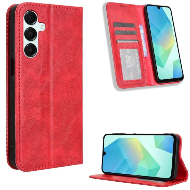 Чохол Deexe Retro Style для Samsung Galaxy A16 (A165) / Galaxy A26 (A266) / Galaxy A17 (A176) - Red (382604R) Чохол Deexe Retro Style для Samsung Galaxy A16 (A165) / Galaxy A26 (A266) / Galaxy A17 (A176) - Red: фото 2 з 19