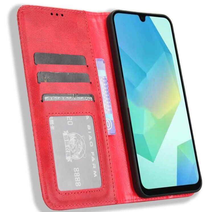 Чохол Deexe Retro Style для Samsung Galaxy A16 (A165) / Galaxy A26 (A266) / Galaxy A17 (A176) - Red (382604R) Чохол Deexe Retro Style для Samsung Galaxy A16 (A165) / Galaxy A26 (A266) / Galaxy A17 (A176) - Red: фото 6 з 19