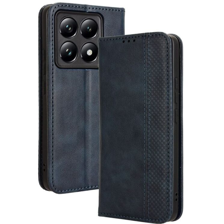 Чехол Deexe Retro Style для Xiaomi 14T Pro - Blue: фото 1 из 7