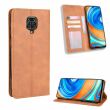 Чохол Deexe Retro Style для Xiaomi Redmi Note 9 Pro Max / Redmi Note 9 Pro / Redmi Note 9s - Brown (266408Z)