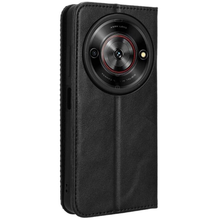 Чехол Deexe Retro Style для ZTE Nubia Focus - Black: фото 6 из 7