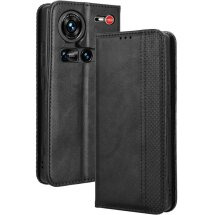 Чехол Deexe Retro Style для ZTE Nubia Z70 Ultra - Black: фото 1 из 7