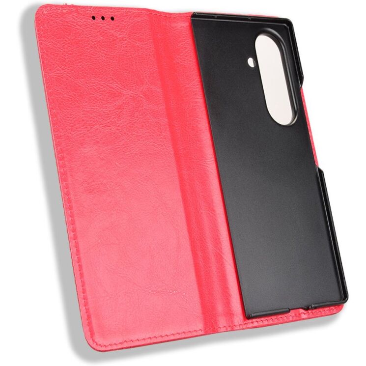 Чехол Deexe Retro Style (FF) для Samsung Galaxy Fold 8 Ultra - Red: фото 4 из 7