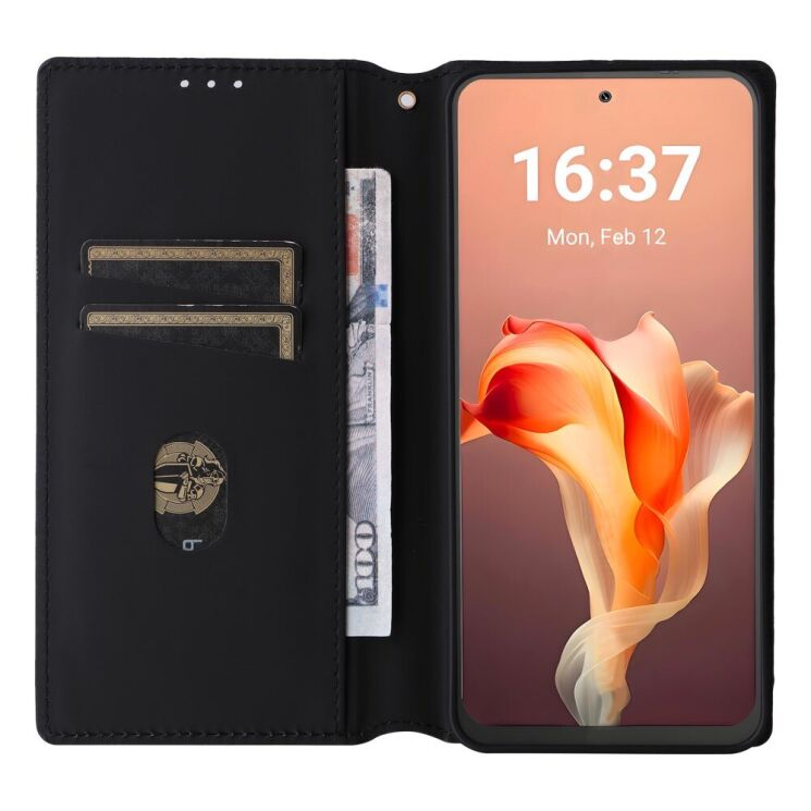Чохол Deexe Rhombus Book для Blackview Shark 9 - Purple: фото 2 з 10