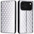 Чохол Deexe Rhombus Book для iPhone 18 Pro / 17 Pro - Silver (423620S)