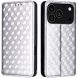 Чохол Deexe Rhombus Book для iPhone 18 Pro / 17 Pro - Silver (423620S). Фото 1 з 10