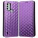 Чехол Deexe Rhombus Book для Nokia C31 - Purple (308610V). Фото 1 из 7