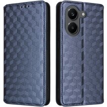 Чохол Deexe Rhombus Book для Xiaomi Poco X8 Pro - Blue: фото 1 з 9