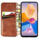Чехол Deexe Rhombus Wallet для Infinix Hot 40i - Brown (345022Z). Фото 2 из 6