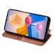 Чехол Deexe Rhombus Wallet для Infinix Hot 40i - Brown (345022Z). Фото 3 из 6