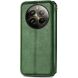Чехол Deexe Rhombus Wallet для Realme 12 / 12 Plus - Green (355511G). Фото 5 из 6