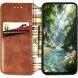 Чехол Deexe Rhombus Wallet для Realme 16 Pro Plus - Brown (428528Z). Фото 2 из 9